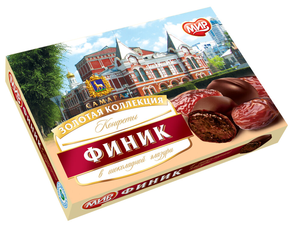  КФ МИР Финики в шоколадной глазури 160г  в Иваново