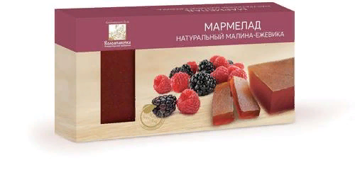  Мармелад пластовый 210г МАЛИНА-ЕЖЕВИКА в Иваново