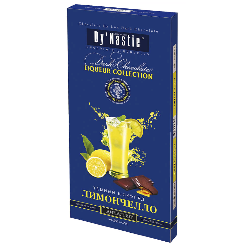  Династия Шоколад "Лимончело", (блок 10шт по 100г)  в Иваново