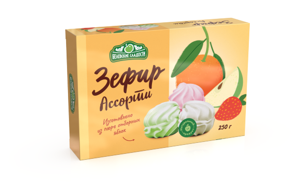 №2 Зефир белевский "Ассорти" 250г в Иваново