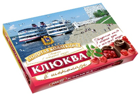 №2 КФ МИР Клюква в шоколадной глазури 160г в Иваново